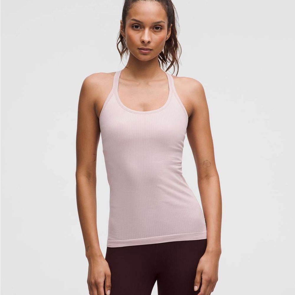 Lululemon Ebb to Street Tank Top Light Support B/C
Pink Haze 6
